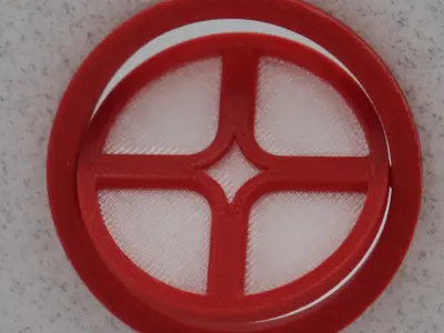 Functional Round window style 1 multi-color  3D print model