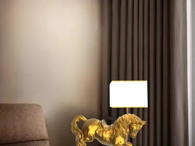 Table Lamp 3D print model 4