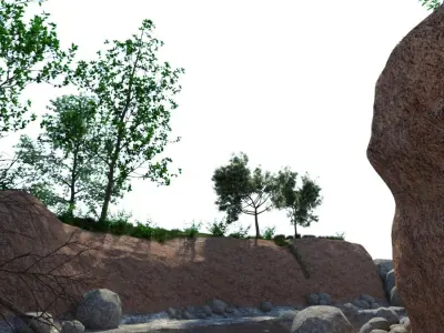 The creek DAZ 3D model