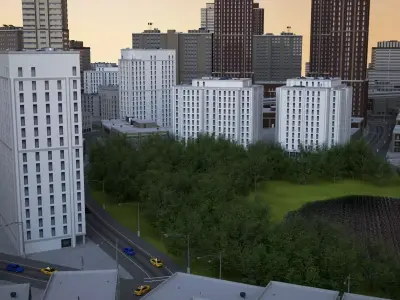 City Scape 8 3D model