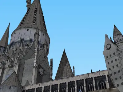 Hogwarts Castle - Harry Potter 3D model