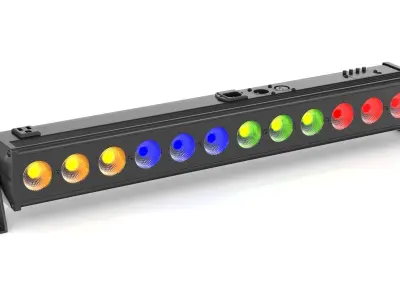 12 LED Stage Wash Lights 3D model