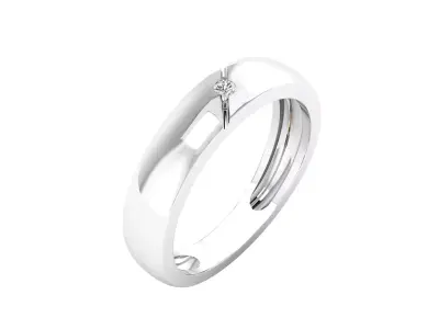 Women Ring Render 3dm STL MTL SLC JCD OBJ FBX Details 3D print model 57