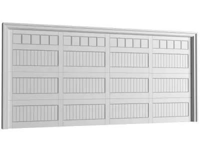 Automatic Classic Modern Garage Doors  3D model