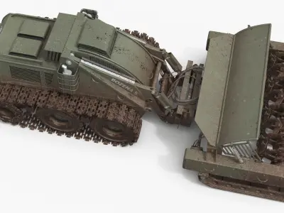  Bozena 5 Remote Mine Clearance Vehicle Military Green Used 