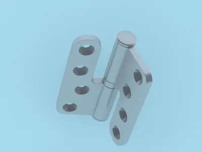Door Hinge 3D model