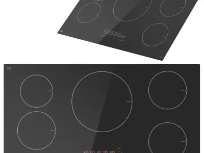 LG kitchen appliances 3D model