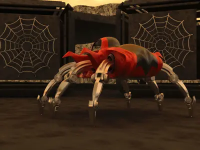 Mars Rover Mechanical Spider 3D model