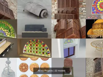 All my Projects 3D Model Pack