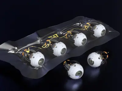 Scifi EyesBall Replacement Packing 3D model