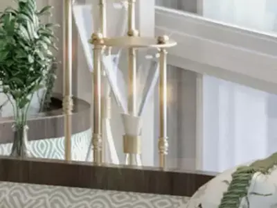 restoration hardware hourglass 3D model