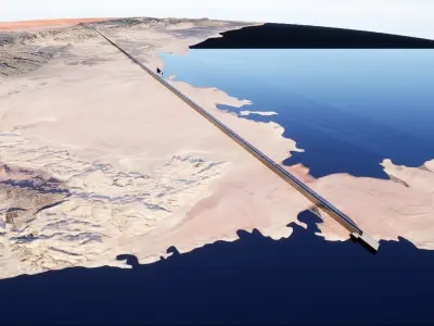 Saudi Arabia The Line 3D model