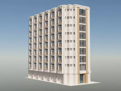 Hotel model 3 3D model