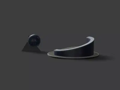 JFK Fountain NASA 3D model