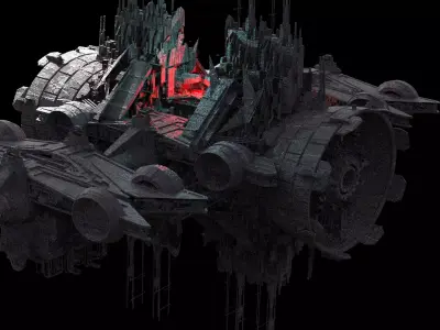 Deep space rig 4 3D model