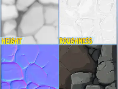 Stylized Wall Seamless Texture Texture 88