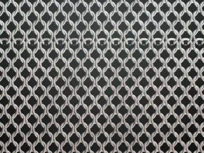 Silver Metal Weave Transparent PBR Seamless Texture