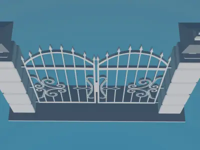 Gateway Exterior Gate Design 3D print model