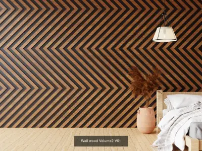 Wall wood seamless Set2 V101-V30 for your interior 3D Model Pack