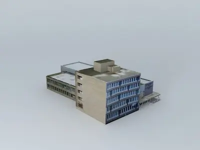 The party house was renovated and now Trade and Information C... Free 3D model