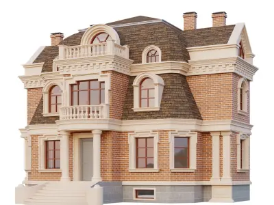 brick house 3D model
