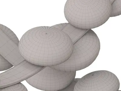 Lights spheres 3D model