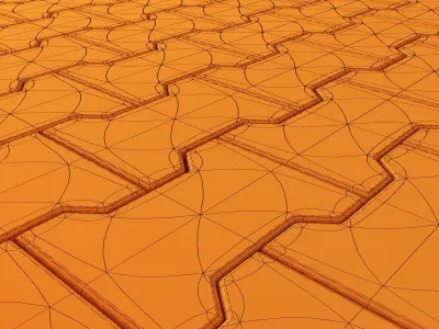 Paving coil 3D model