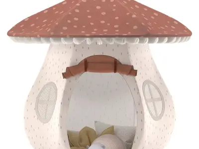 Mushroom Play tent 3D model