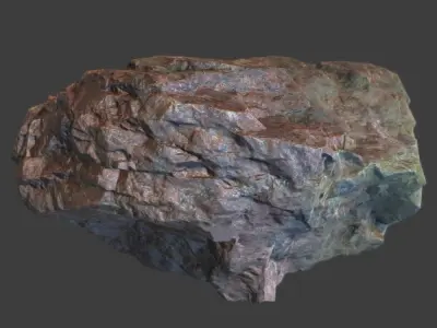 Meg Stone Low-poly 3D model