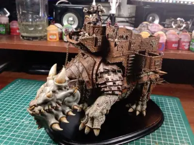 Squiggoth Head 3D print model