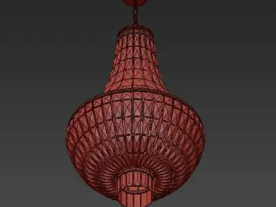 Finland Crystal Chandelier 3D model
