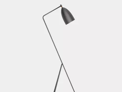 Anthracite floor lamp 3D model