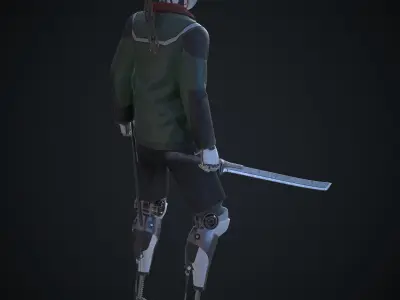 Sci-fi character - Robot 3D model