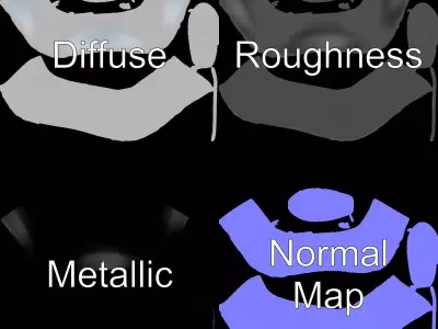 Elegant White Bathtub model pack Low-poly 3D model