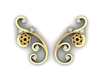 Earring 008 3D print model
