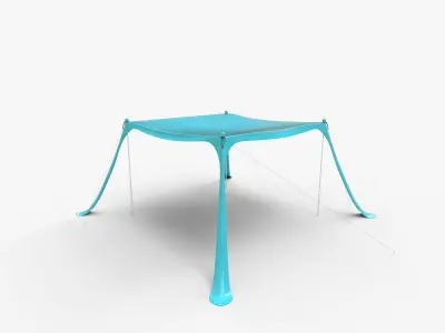 Beach Tent Canopy Sun Shelter 3D model