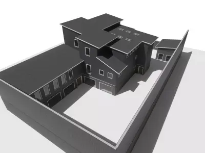 residential house villa 3D model