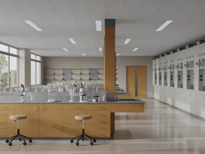 Laboratory University 3D model