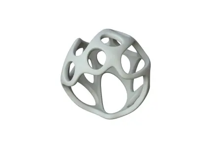 SciFi Cube Object No 41377 Low Poly Shape Texture