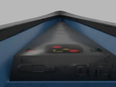 Old Y2J Spaceship 3D model