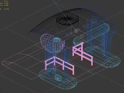 Machinery - Garage Entrance 01 3D model