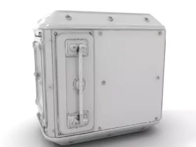 SciFi Industrial Generator model pack Low-poly 3D model