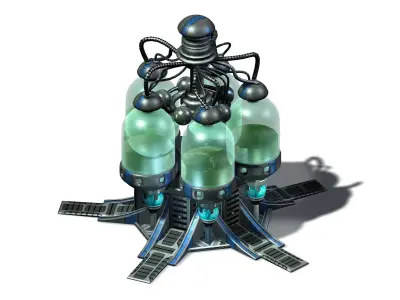 Machinery - Spacecraft - Functional Objects 06 3D model