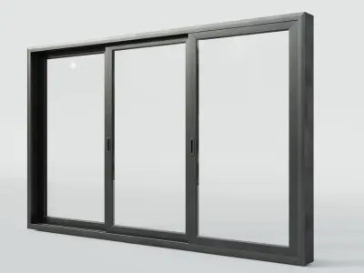 Sliding Door 3d Model 3090 mm x 1920 mm 3D model