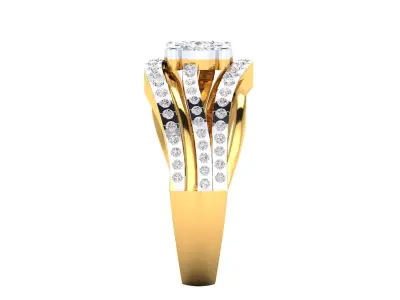  Women Ring Render 3dm STL MTL SLC JCD OBJ FBX Details 3D print model 7