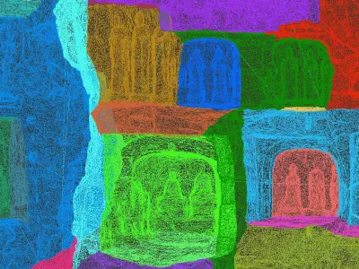 Deity Statue Sculpture42 3D model