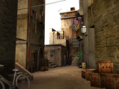 Old Street Alley  3D model