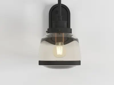 Lupe 1 -Antique Bronze Sconce 3D model