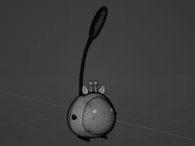 Cute study lamp 3D Model 3D model