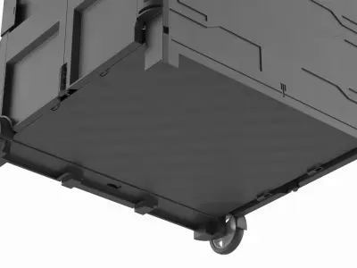  Black Rolling Case with Tools 